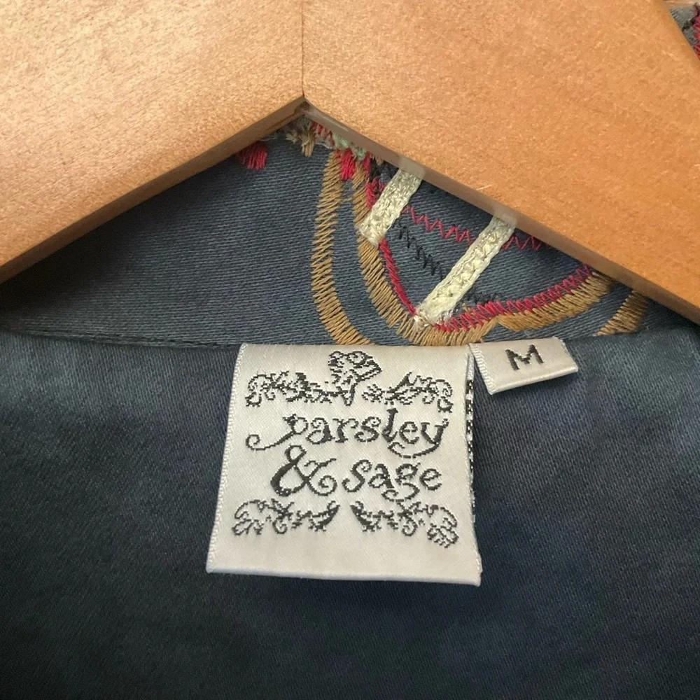 Vintage Parsley and Sage Quilt Trim Jacket - Picture 12 of 16